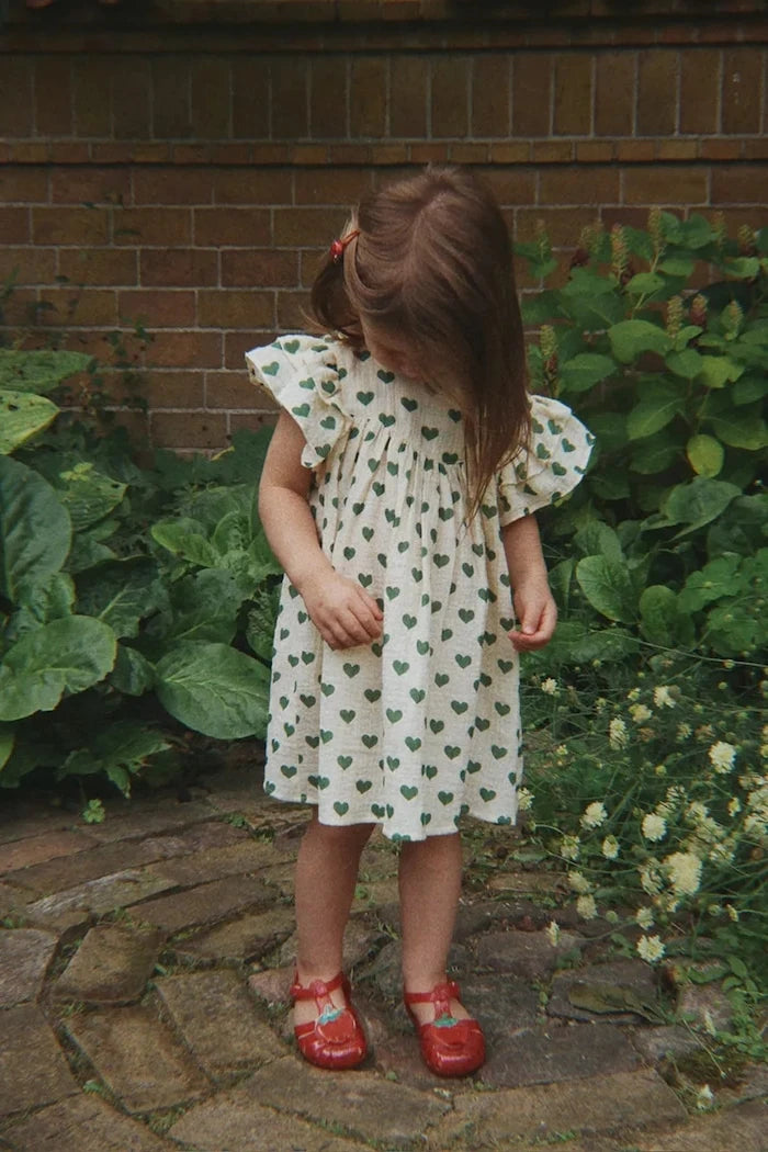 Konges Sløjd рокля от памук COCO DRESS GOTS