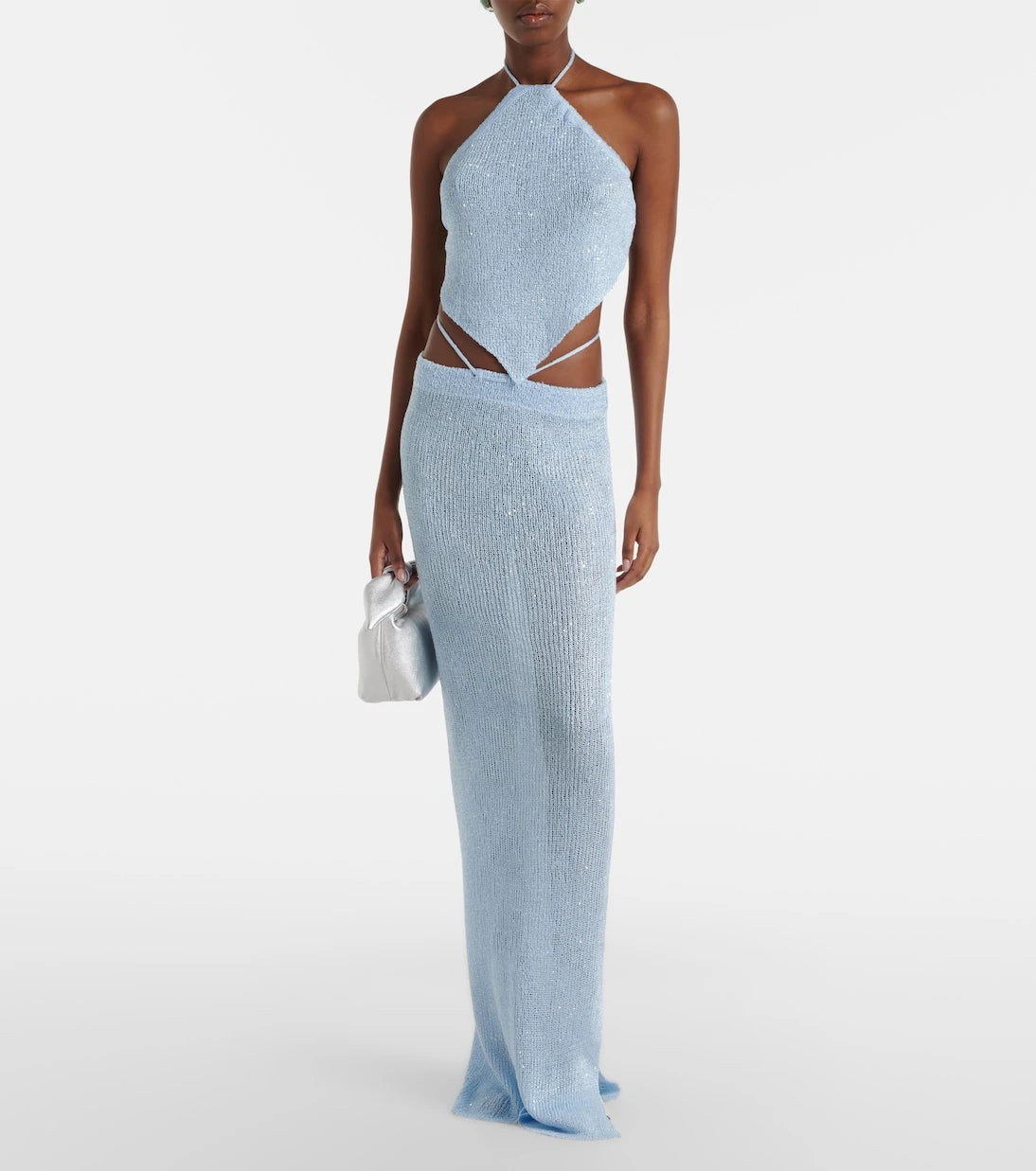 Bananhot - Liz sequined halterneck top