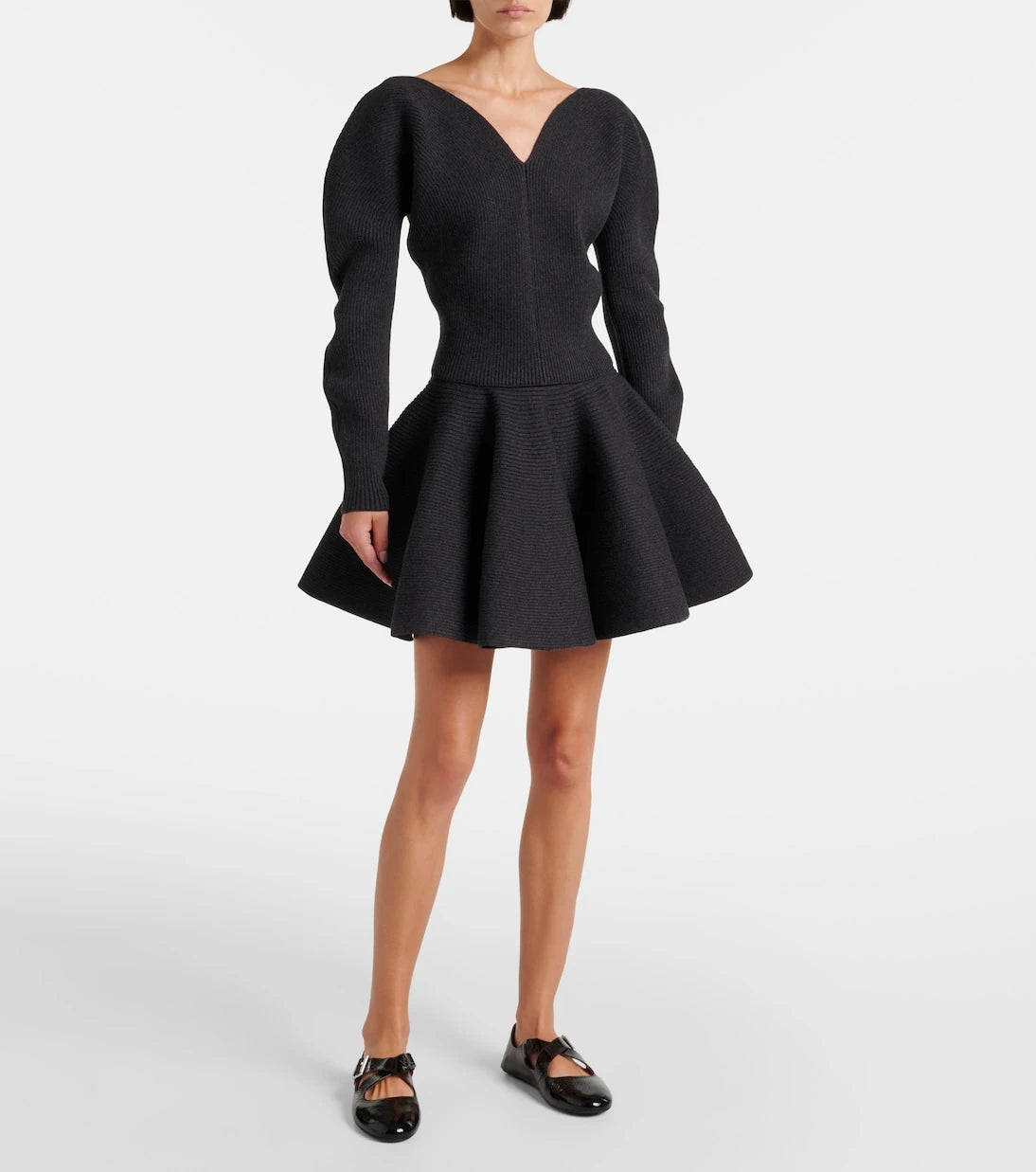 Alaïa - Heart wool-blend sweater