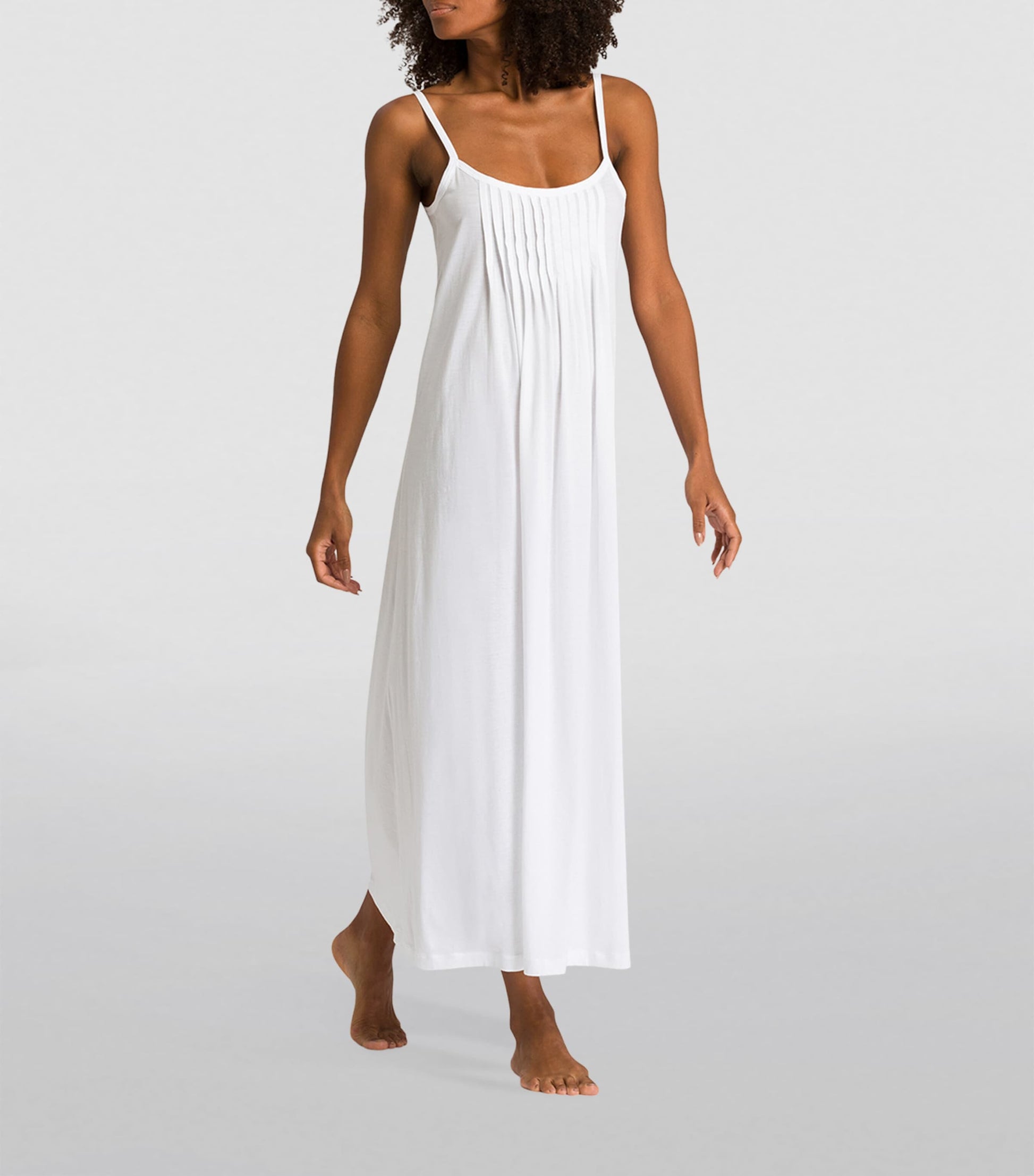 White Cotton Juliet Long Chemise