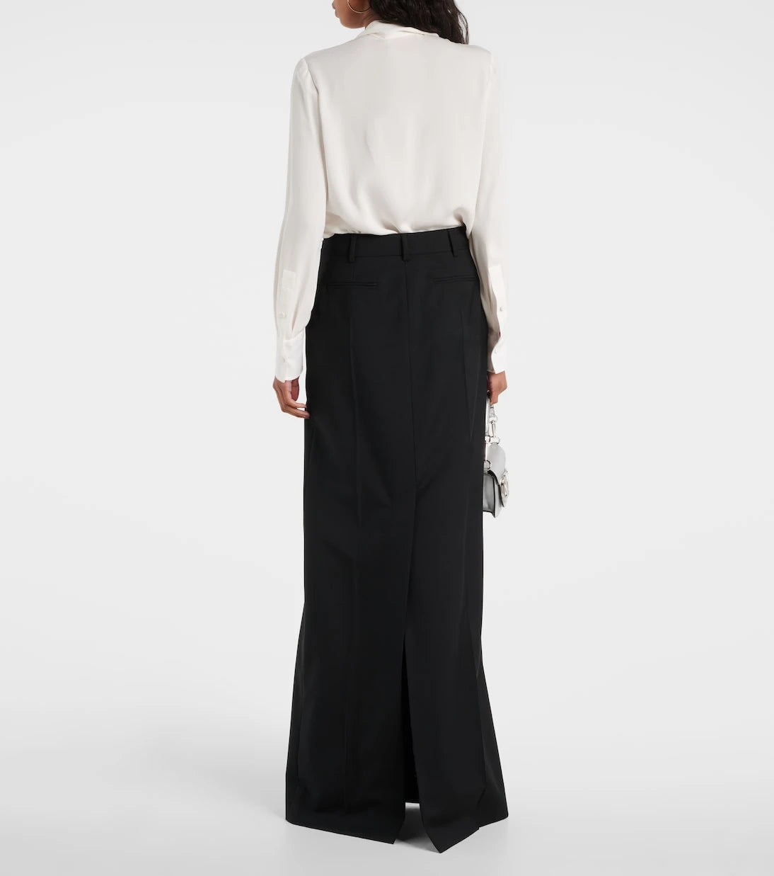 Valentino - Wool-blend maxi skirt