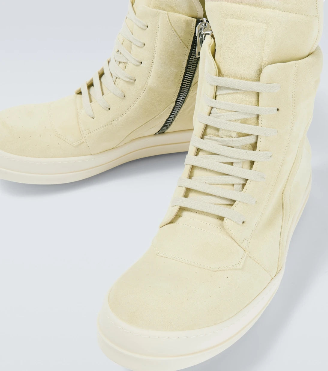 Rick Owens - Geobasket suede high-top sneakers
