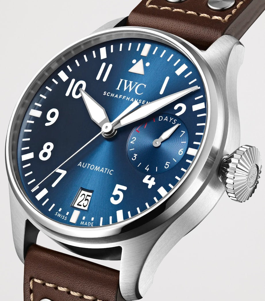 IWC Schaffhausen Stainless Steel Big Pilot’s Petit Prince Watch 46mm