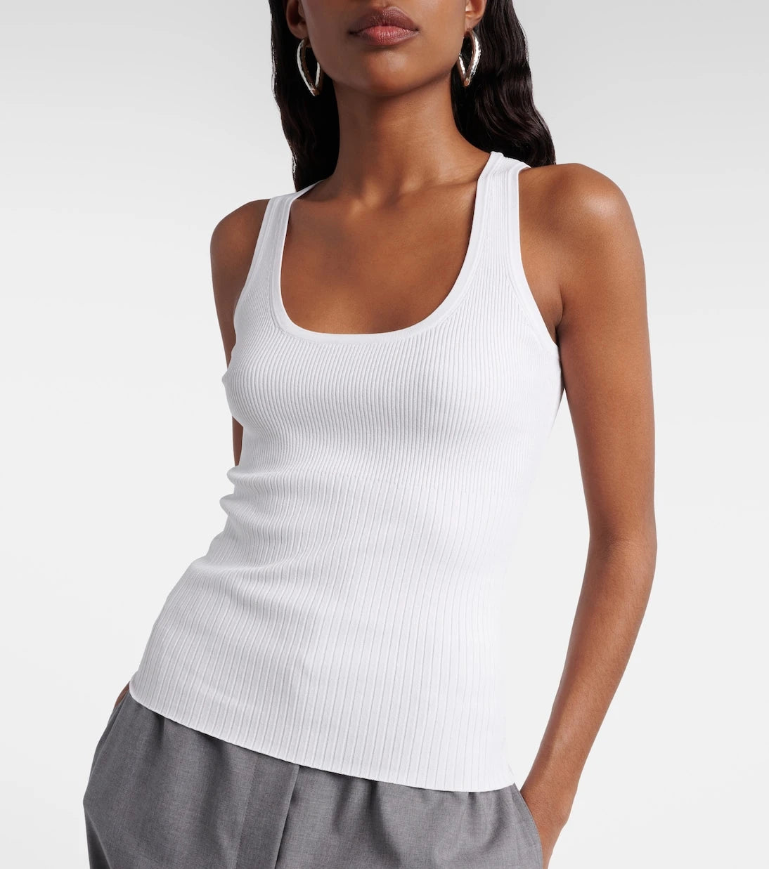 Max Mara - Ribbed-knit tank top