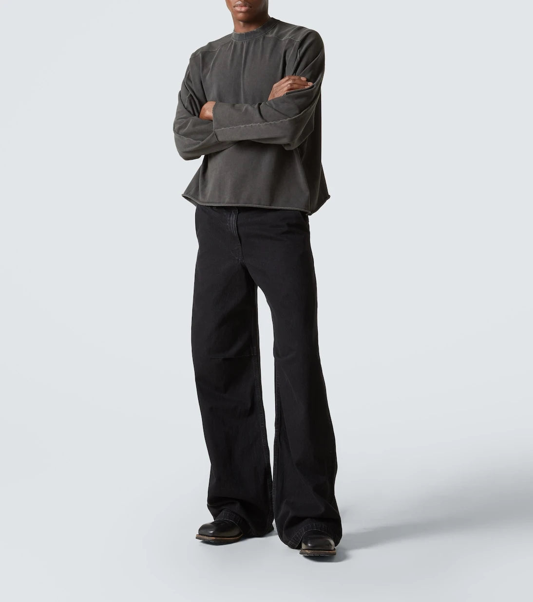 Entire Studios - High-rise wide-leg jeans