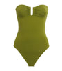 Eres Green Strapless Cassiopée Swimsuit