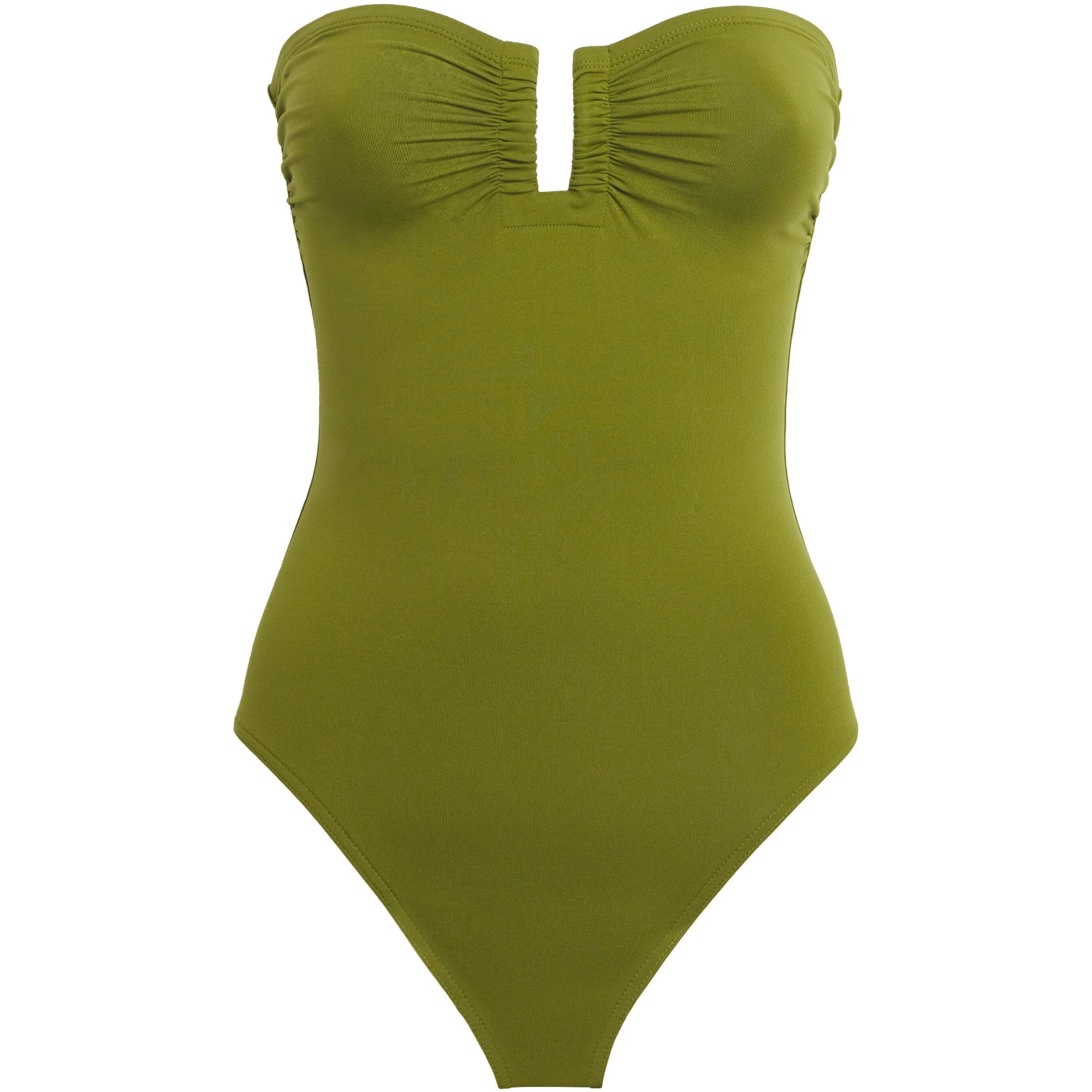 Eres Green Strapless Cassiopée Swimsuit