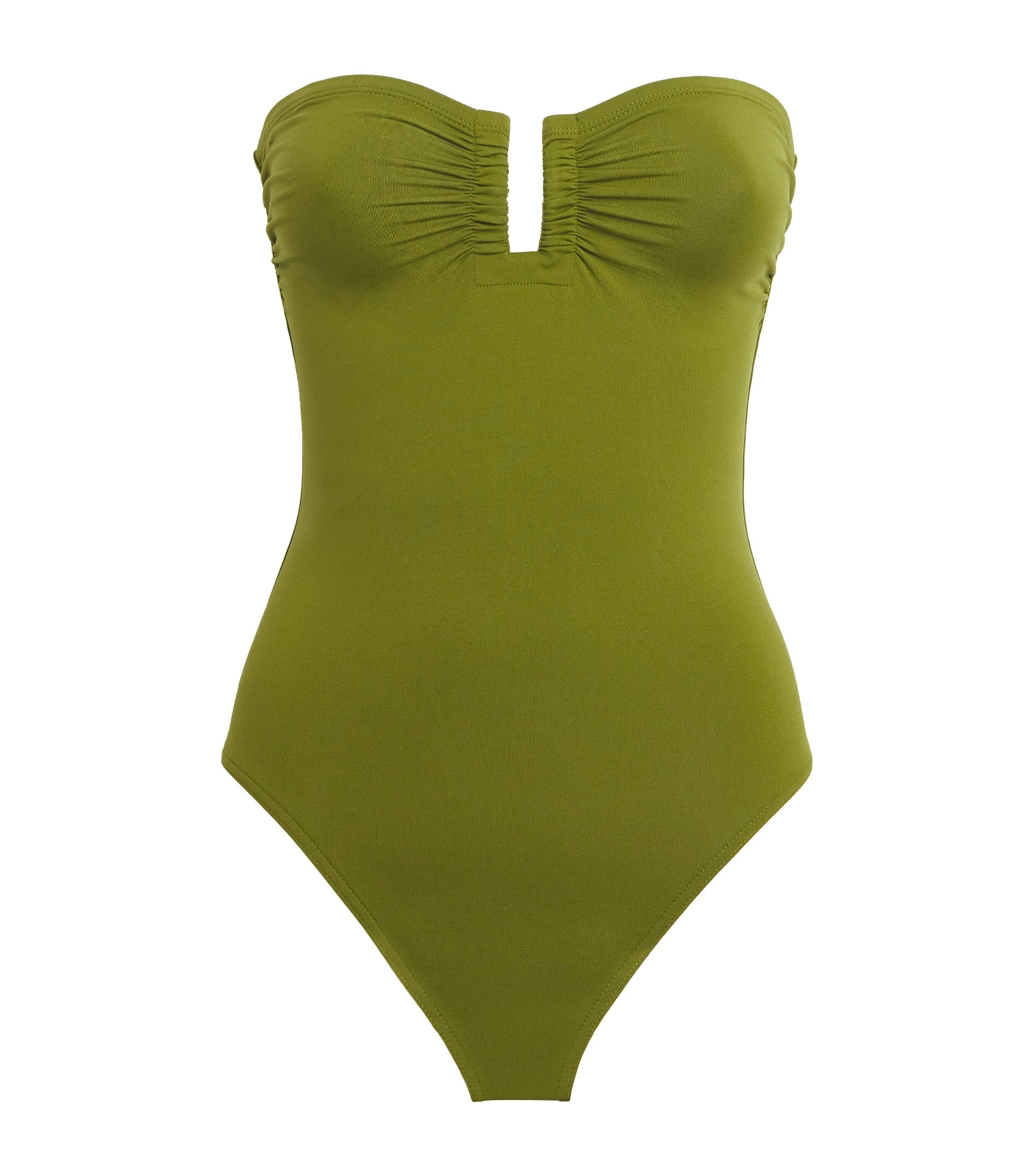 Eres Green Strapless Cassiopée Swimsuit