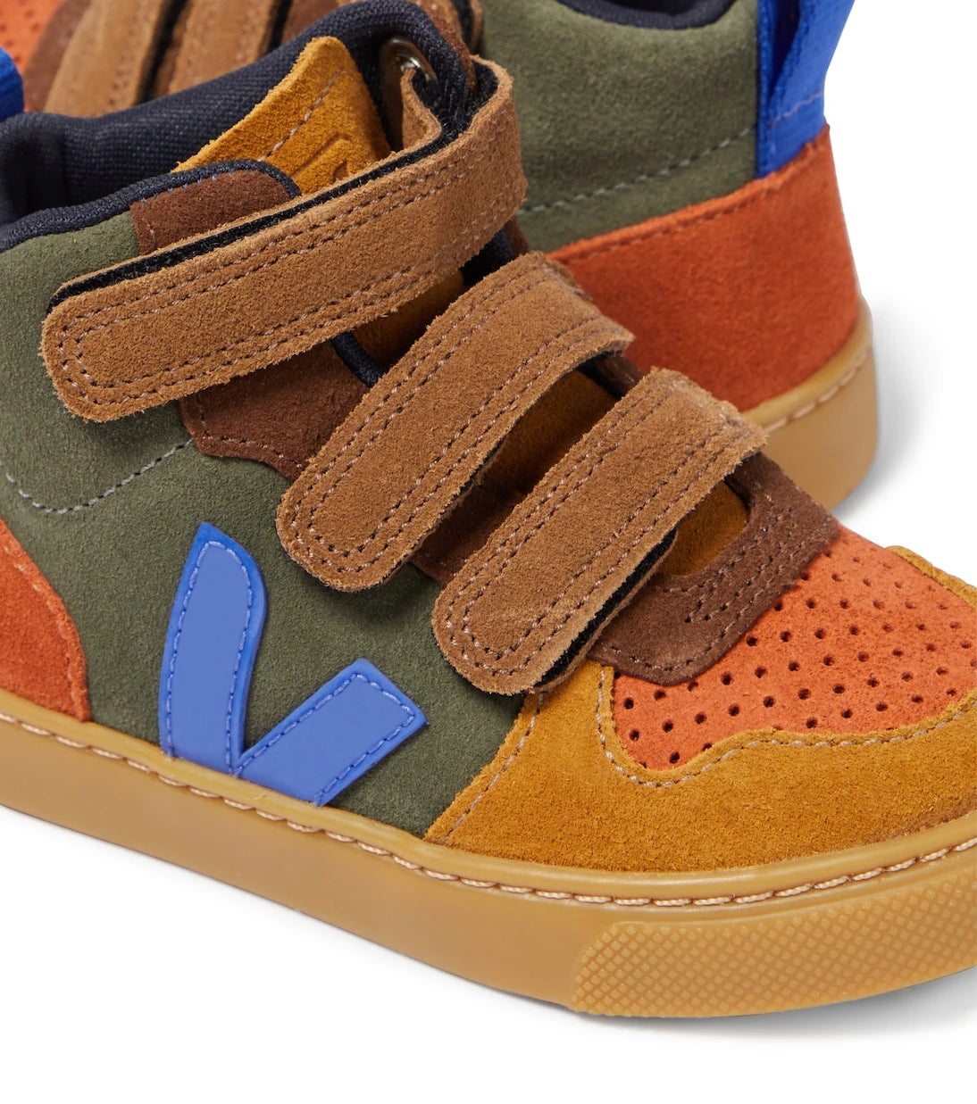 Veja Kids - V-10 Mid suede sneakers