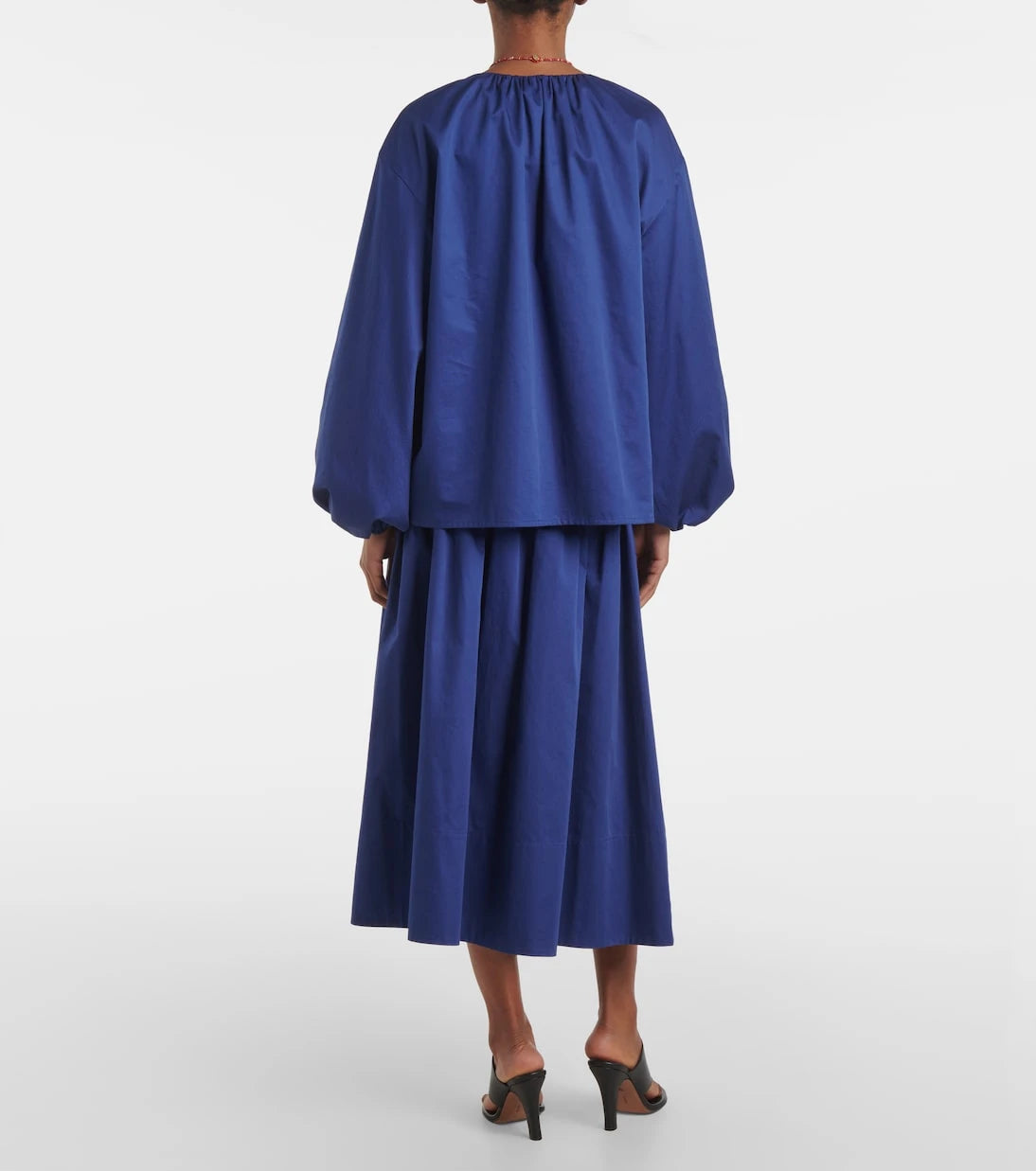 Joseph - Puff-sleeve cotton blouse
