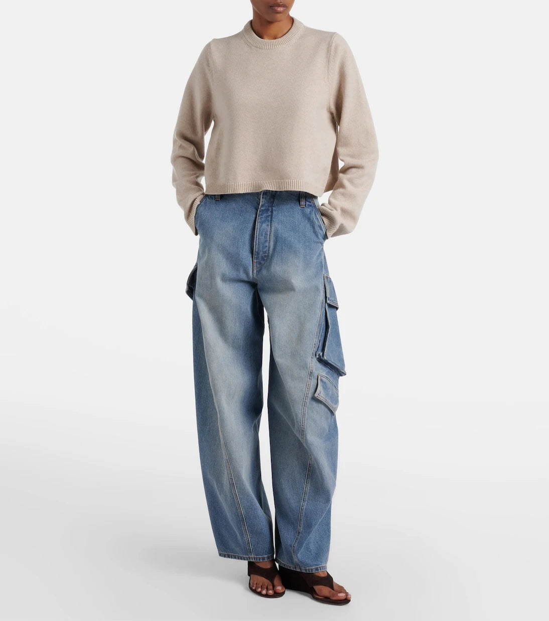 Alaïa - Cashmere and wool blend sweater