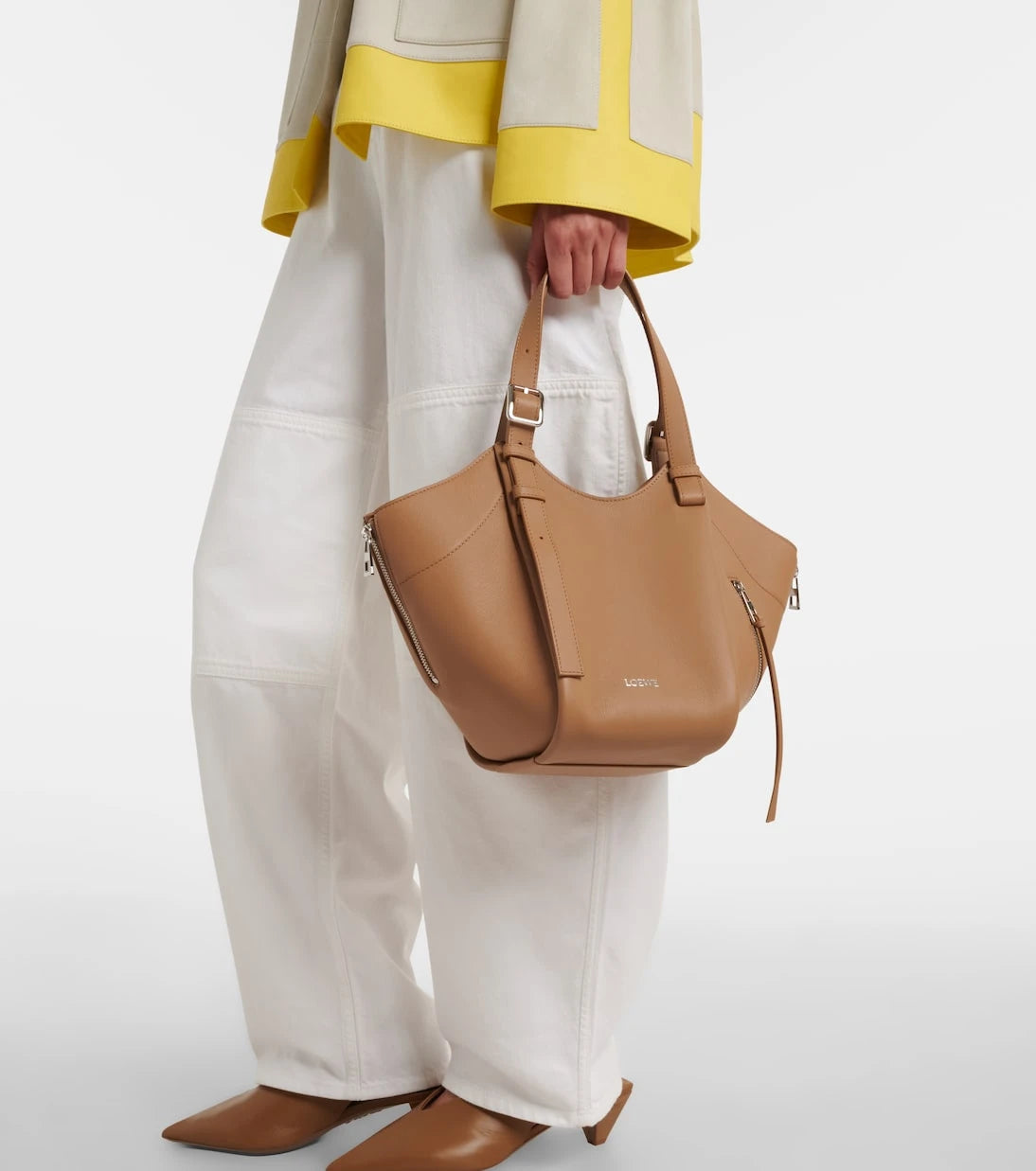 Loewe - Hammock Flip Medium leather top-handle bag