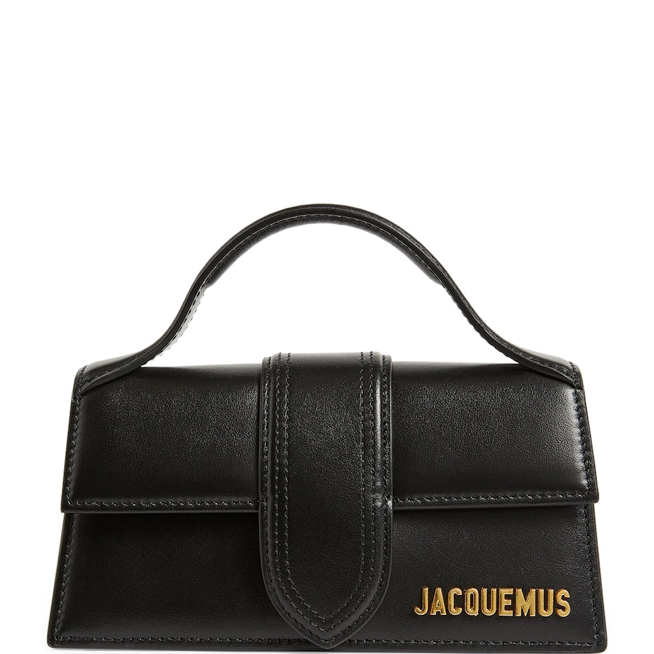 Jacquemus Black Mini Leather Le Bambino Top-Handle Bag