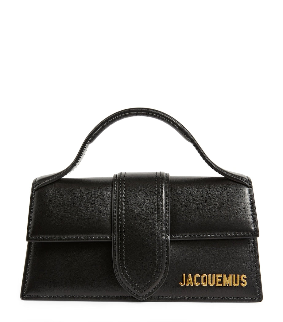 Jacquemus Black Mini Leather Le Bambino Top-Handle Bag