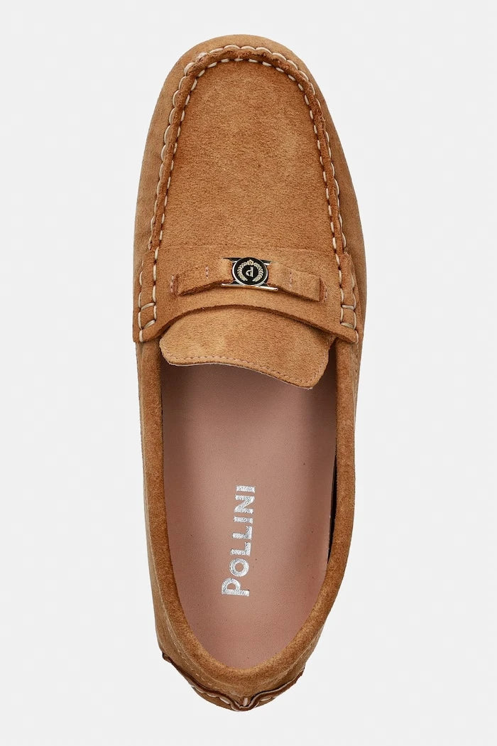Велурени мокасини Pollini