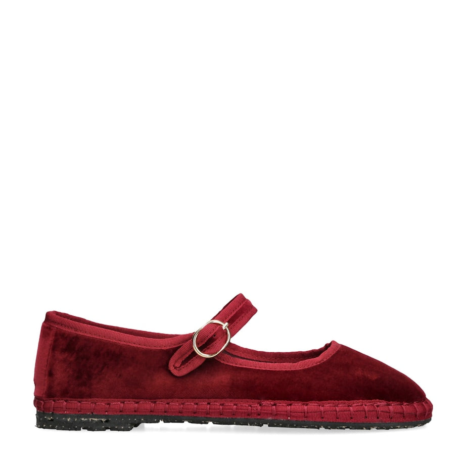 Velvet Lucrecia Mary Janes WINE