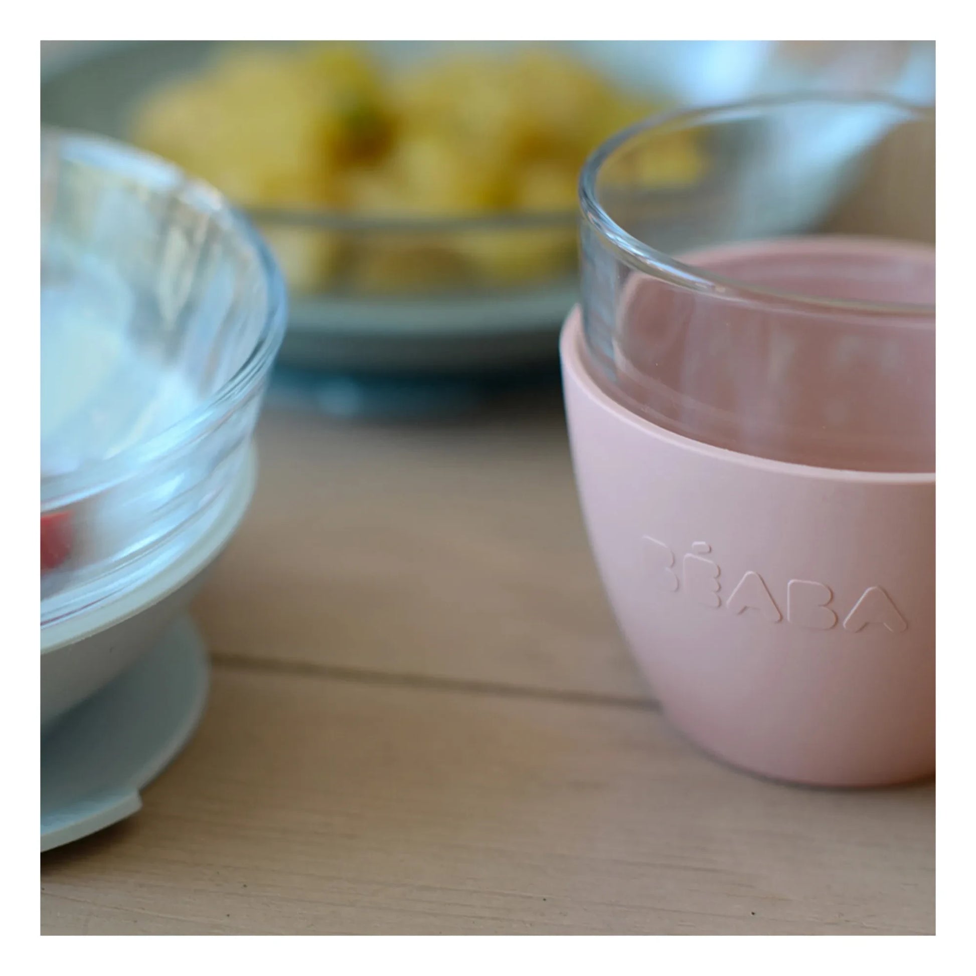 Béaba - 3-Piece Glass Meal Set | Pink
