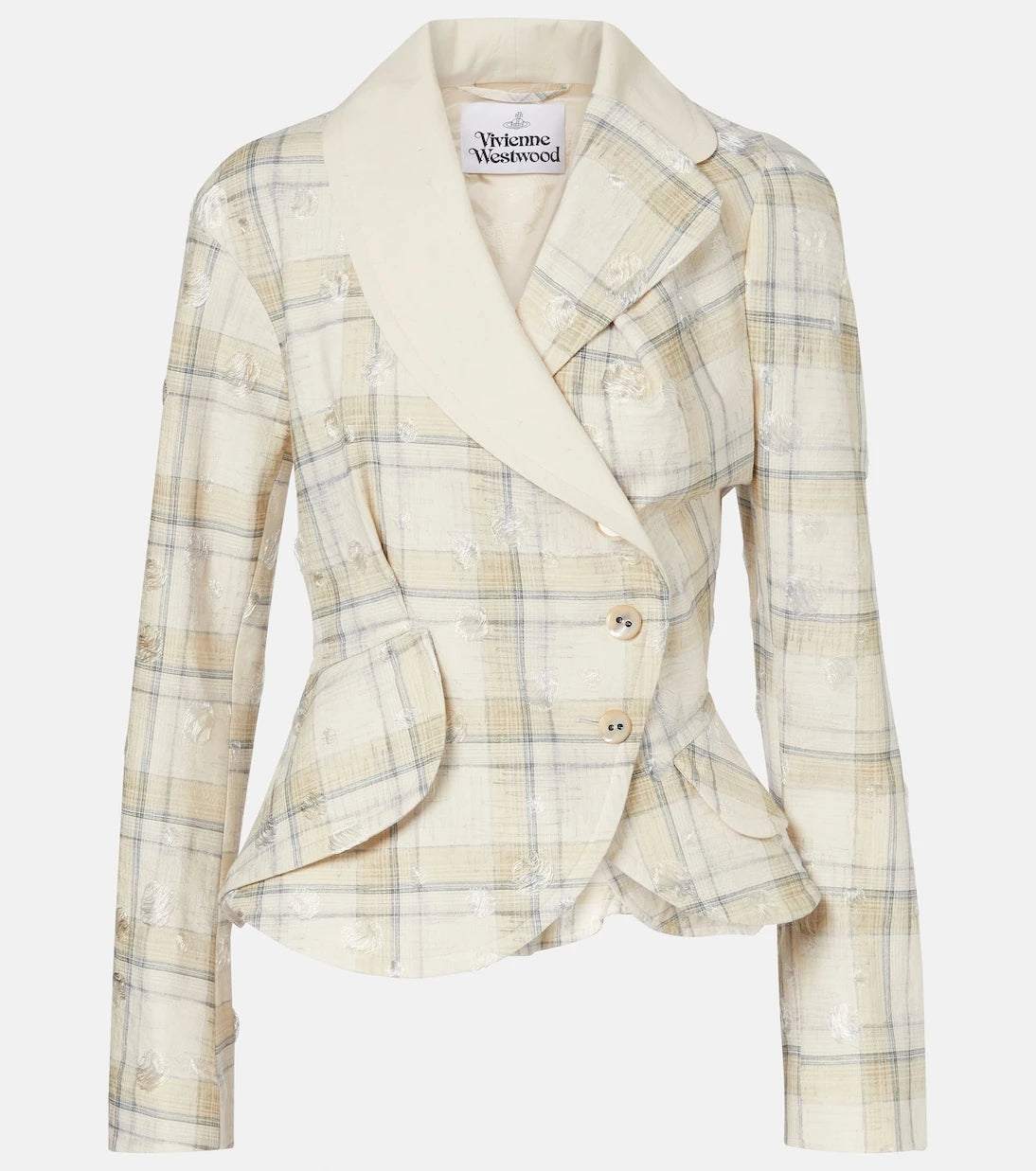 Vivienne Westwood - Stormy tartan cotton-blend jacket