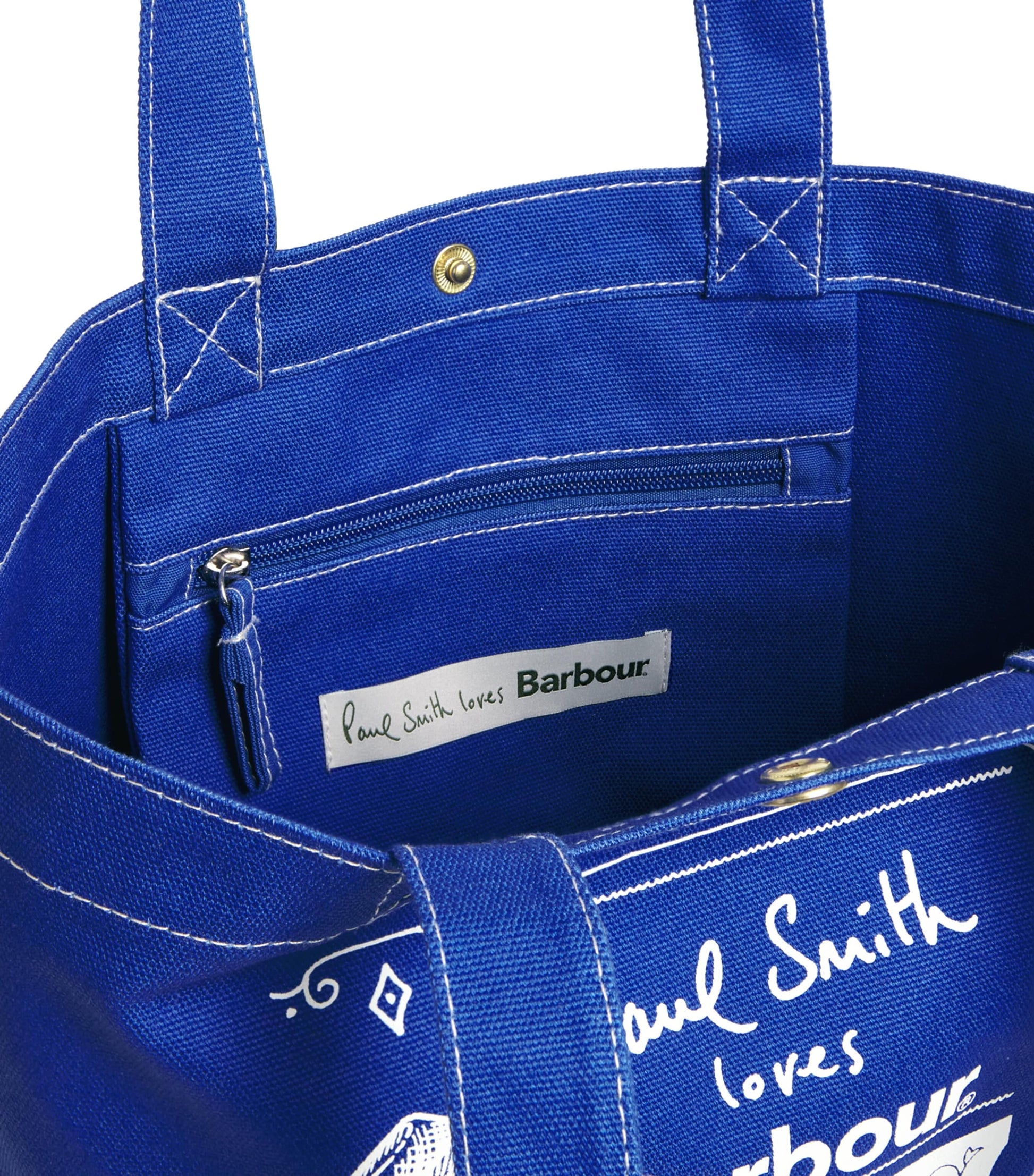 Barbour x Paul Smith Cotton Best in Show Tote Bag