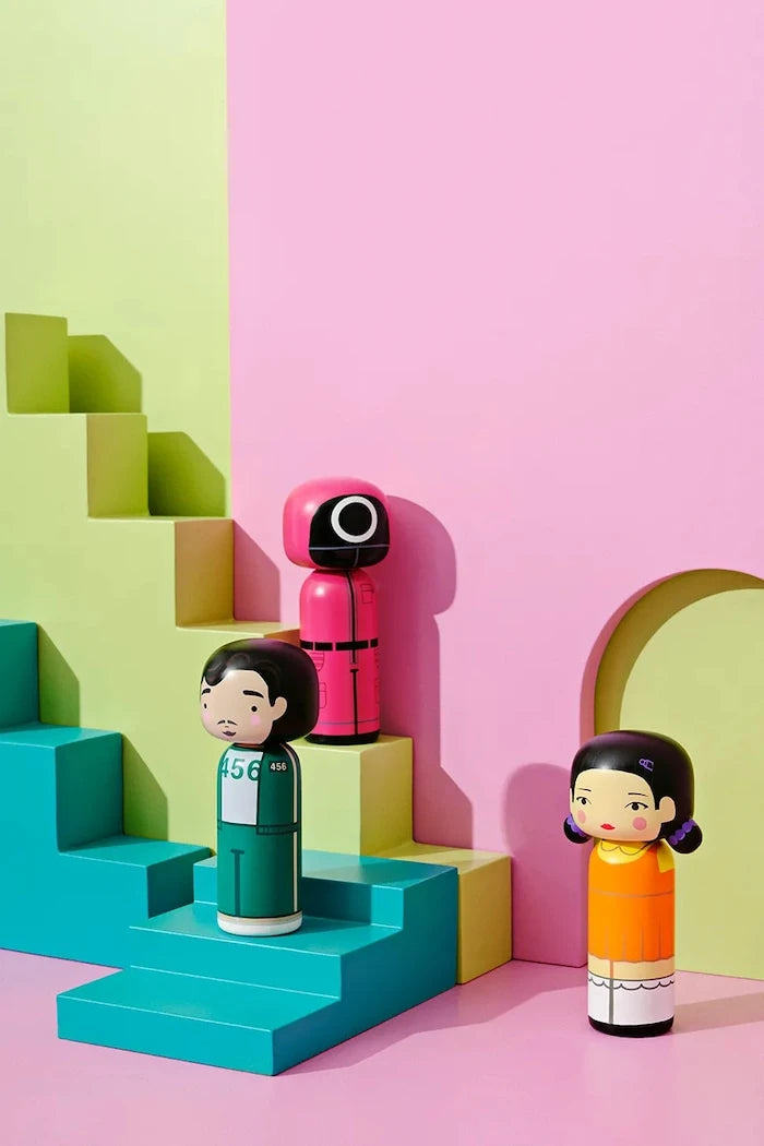 Декоративна фигурка Lucie Kaas Kokeshi x Squid Game 14,5 cm