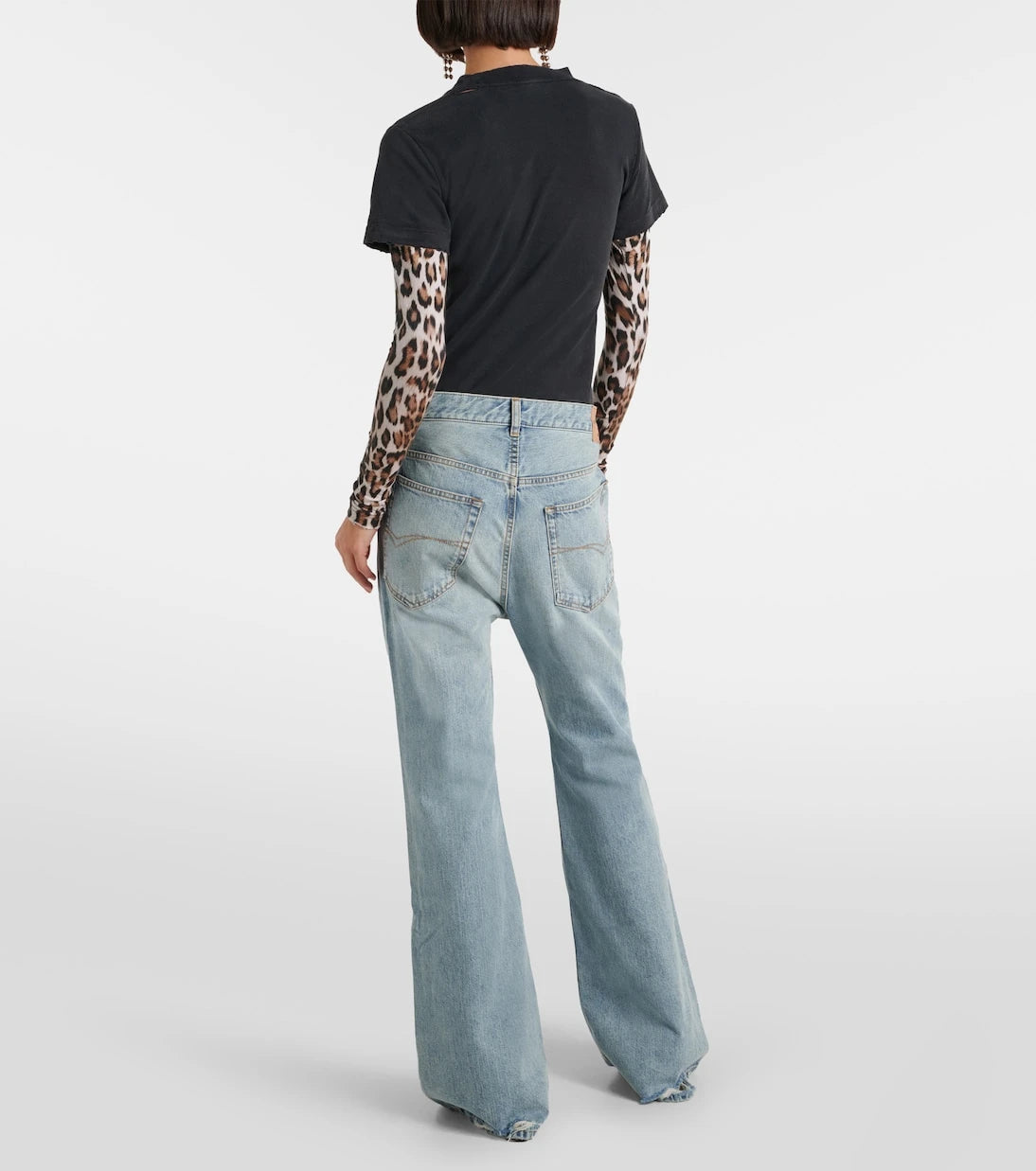 Balenciaga - Mid-rise flared jeans