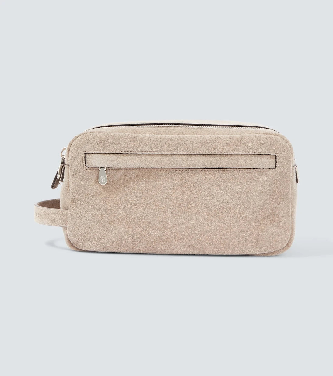 Brunello Cucinelli - Suede toiletry bag