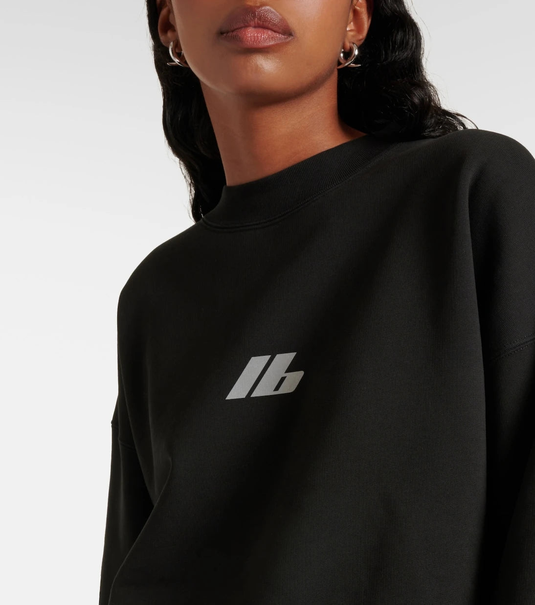 Balenciaga - Crewneck cotton jersey sweatshirt