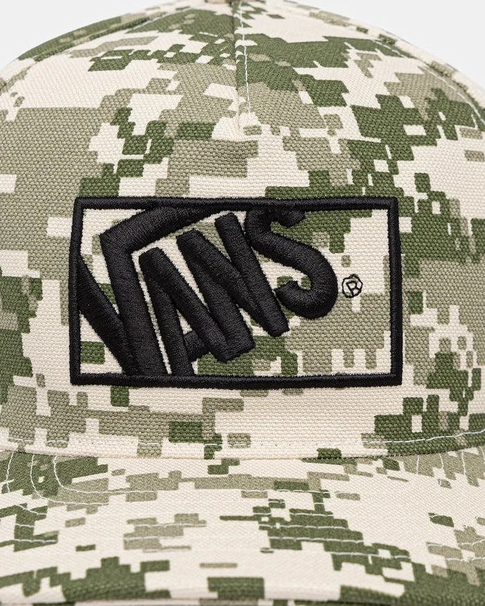 Vans ayarlanabilir genişlikte, pamuklu çıtçıtlı şapka