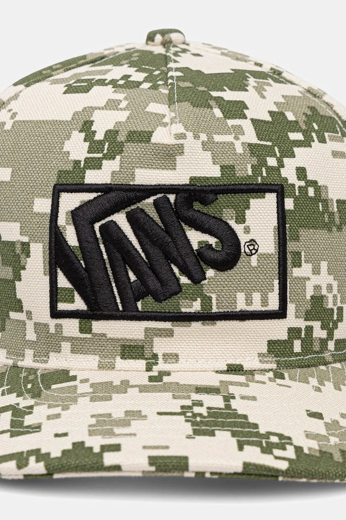 Vans ayarlanabilir genişlikte, pamuklu çıtçıtlı şapka