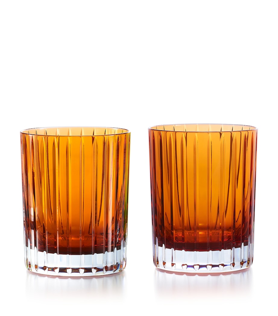 Set of 2 Large Harmonie Orange Tumblers (360ml)