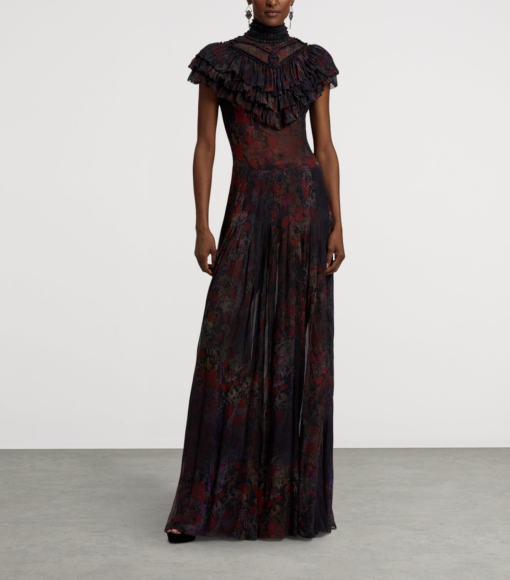 Silk Chiffon Cressida Gown