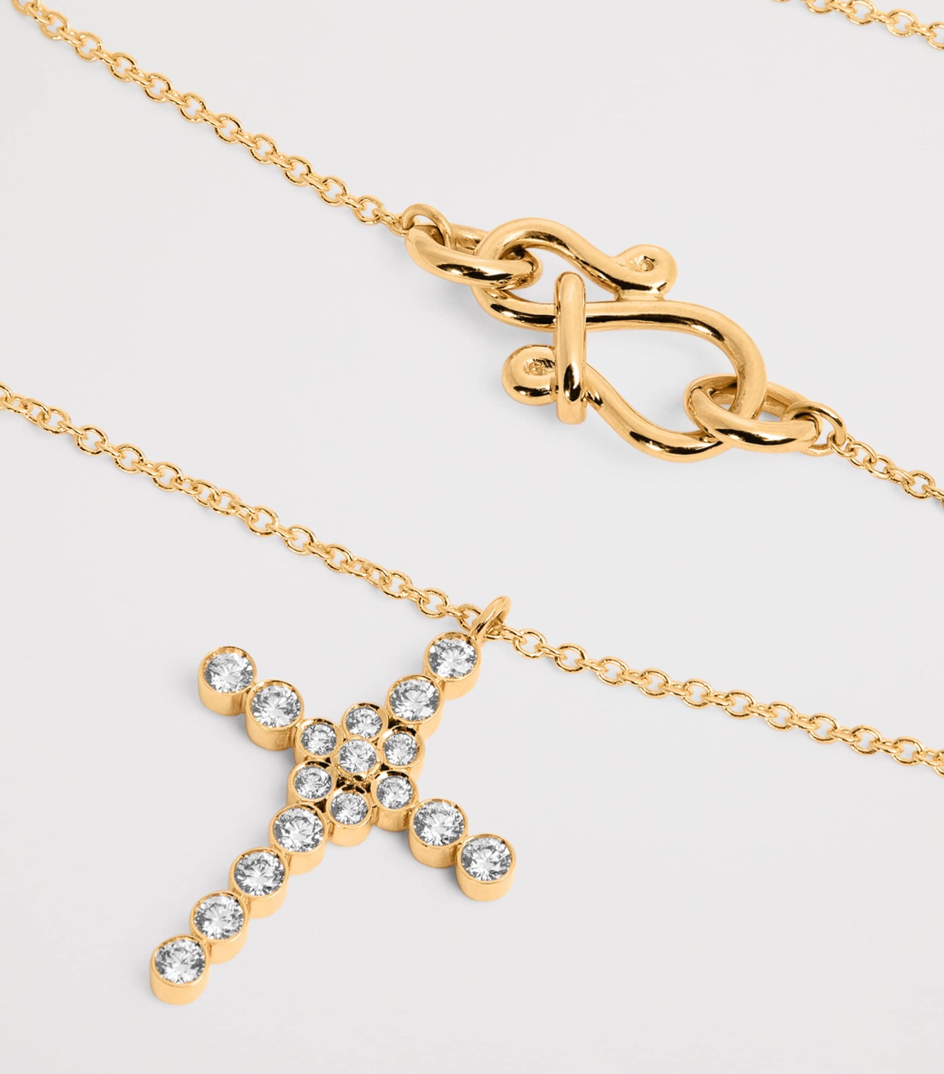 Yellow Gold and Diamond Fleur de Belle Necklace