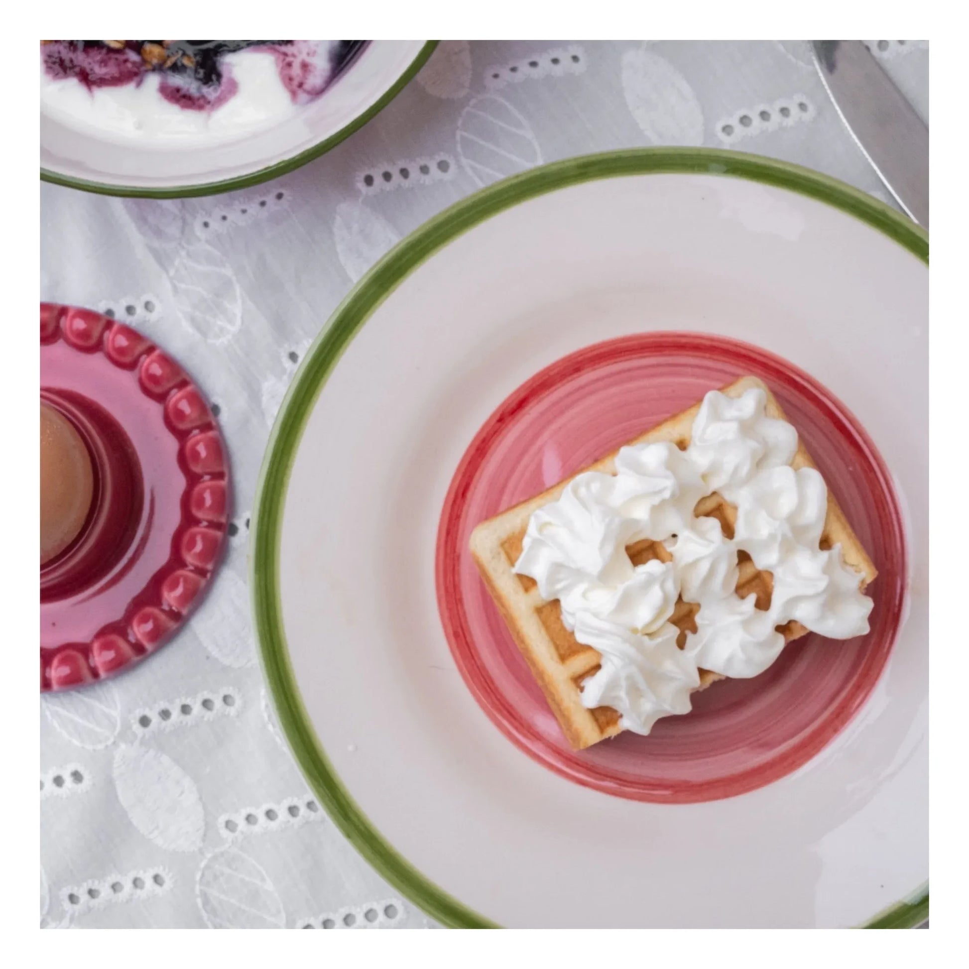 Denise - Dakota plate 22 cm | Pink