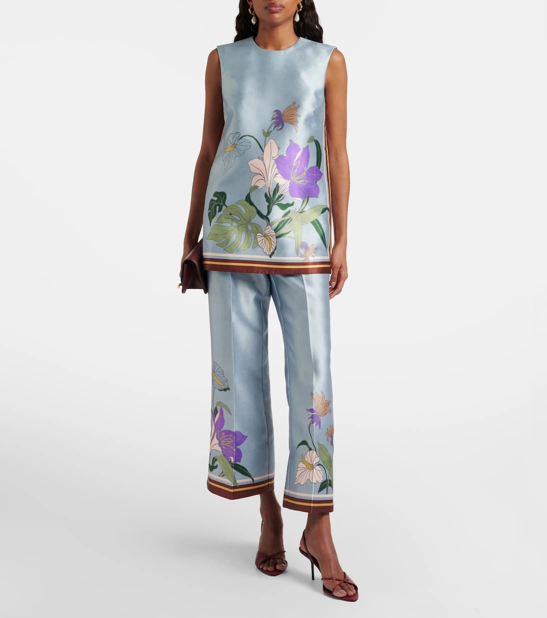 Alémais - Alfie floral satin culotte