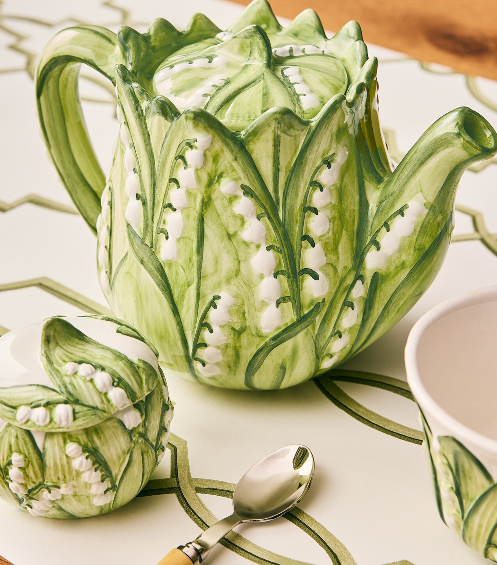 Lilly Of The Valley Teapot