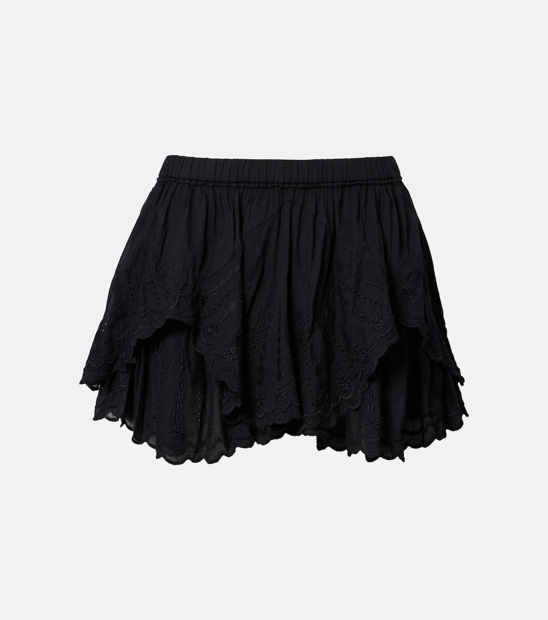 Marant Etoile - Layale embroidered cotton shorts