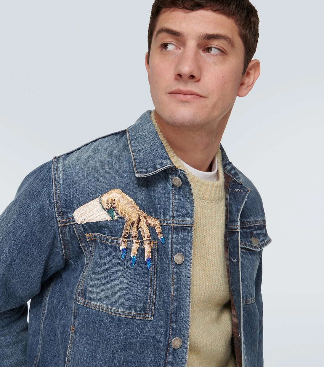 Undercover - Beaded denim jacket