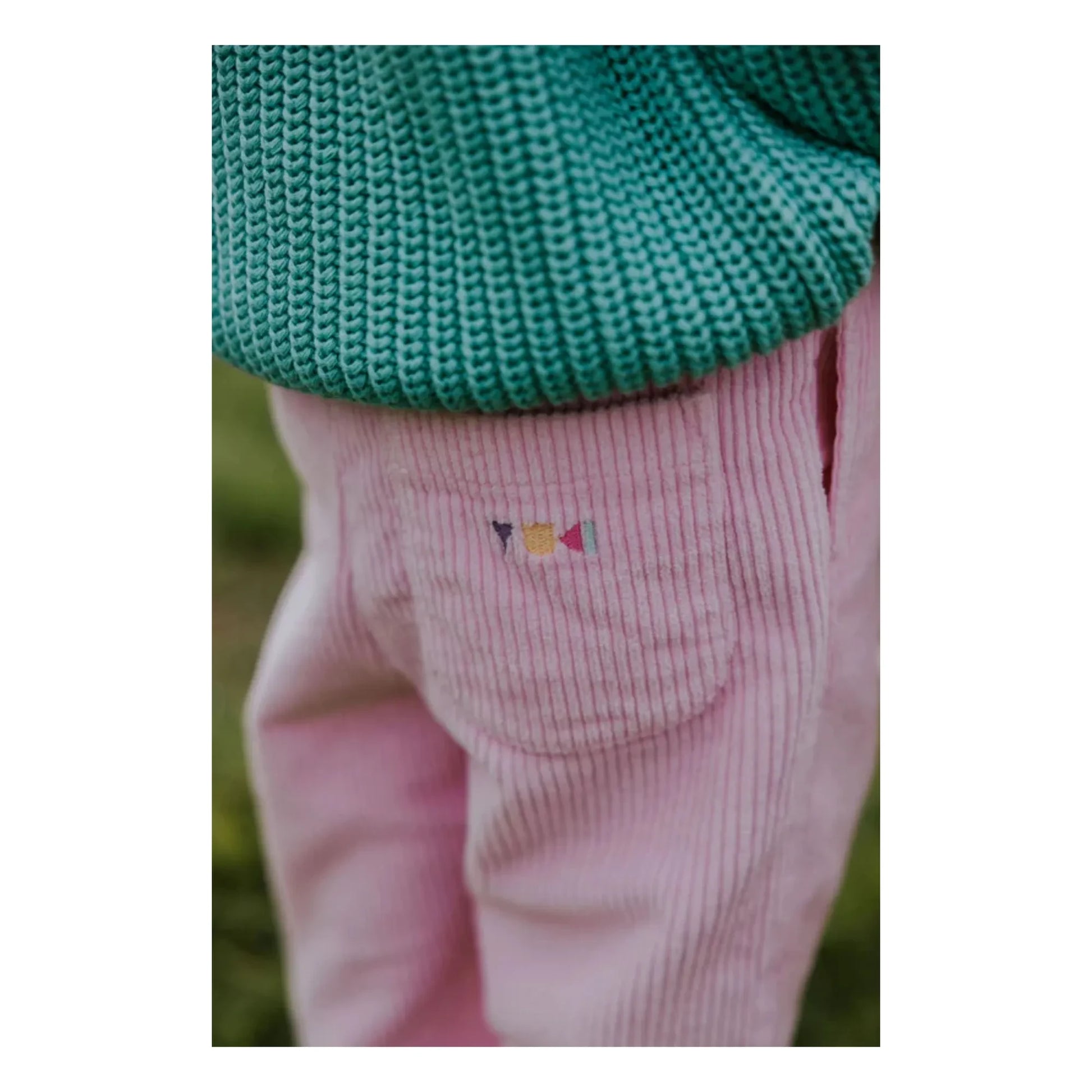 Yuki - Cotton Corduroy Pants | Candy pink