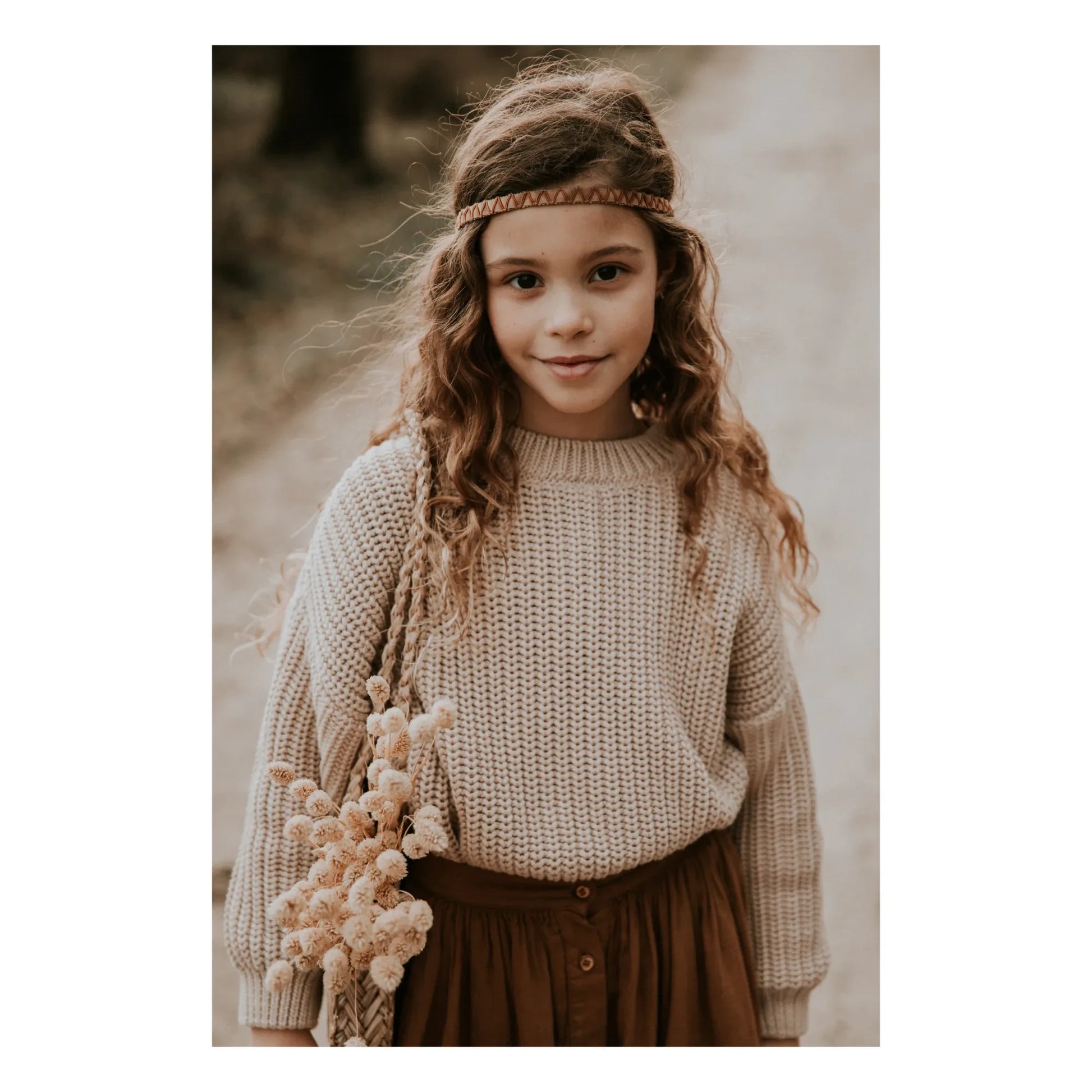Yuki - Chunky Organic Cotton Jumper | Ecru