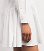 Polo Pony Shirt Mini Dress WHITE