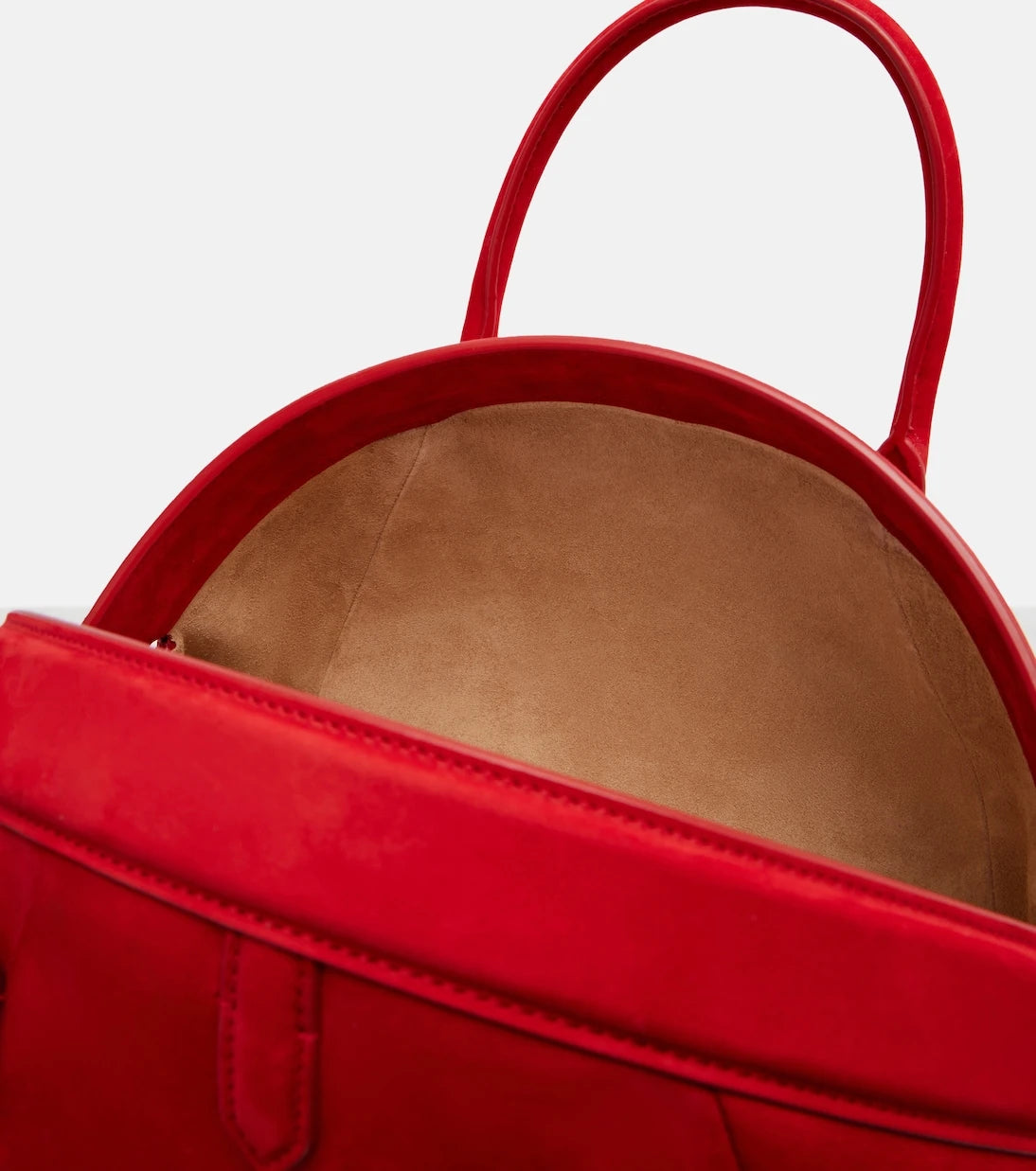 Alaïa - Purse Small suede top-handle bag