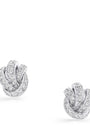 White Gold and Diamond Tilda's Bow Stud Earrings