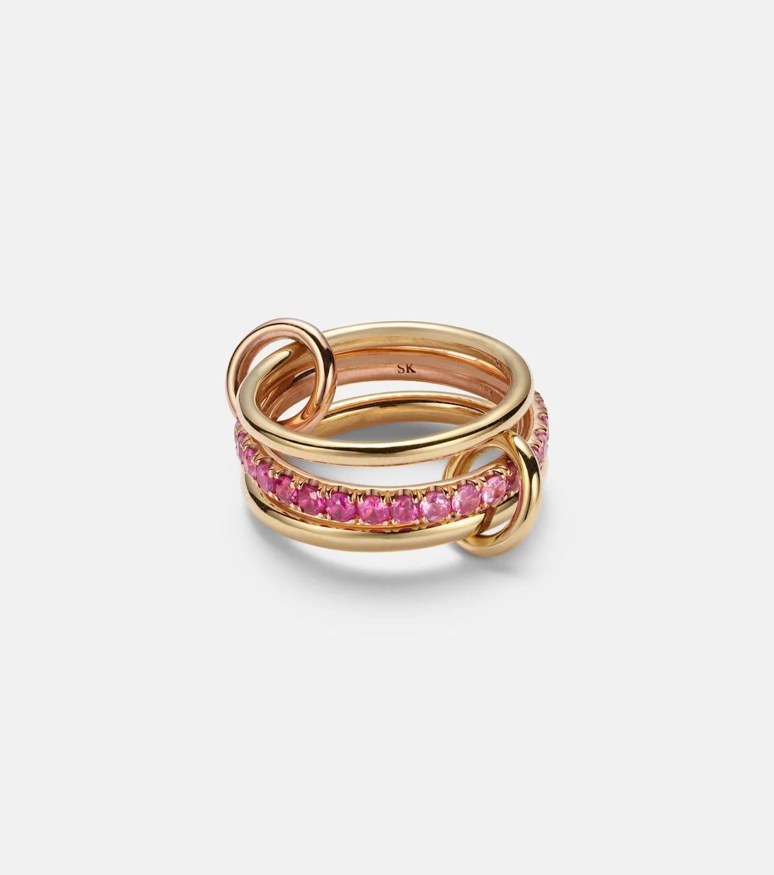 Spinelli Kilcollin - Petunia 18kt gold ring with sapphires