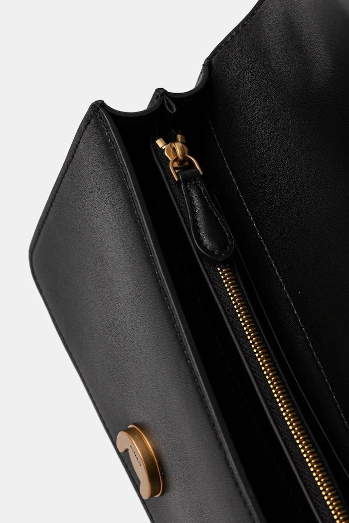 Pinko kadın deri crossbody çanta