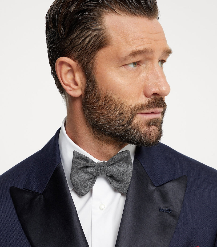 Brunello Cucinelli Wool-Silk Flannel Bow Tie