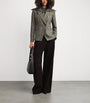 Veronica Beard Wool-Blend Houndstooth Dickey Blazer