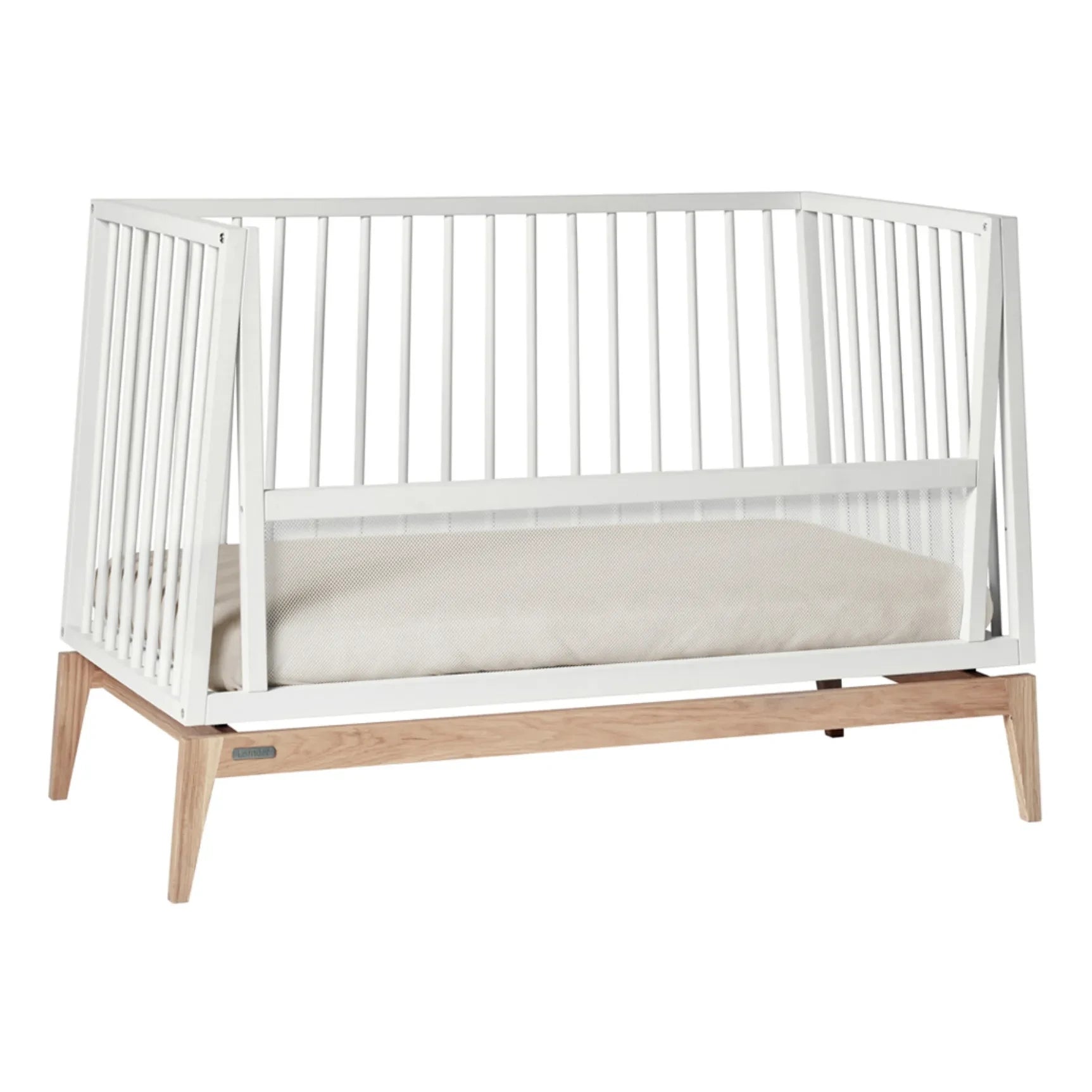 Leander - Luna Cot Conversion Kit - 60 x 120 cm | White