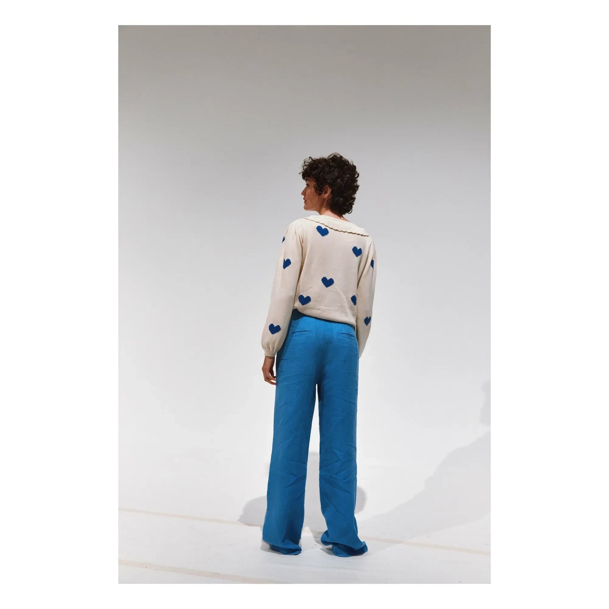 Emile et Ida - Cardigan Boum Coton Bio | Ecru