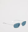 Ray-Ban Silver RB3947 Chromance Metal Irregular Sunglasses