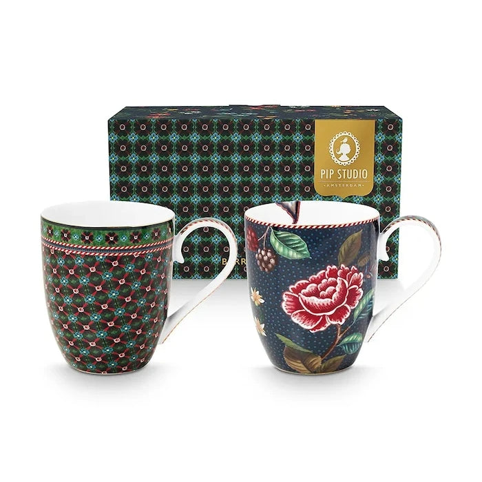 Комплект чаши Pip Studio Berry Blues 450 ml (2 броя)